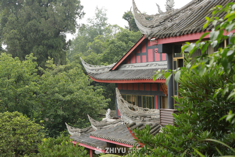 古色古香的飞檐建筑