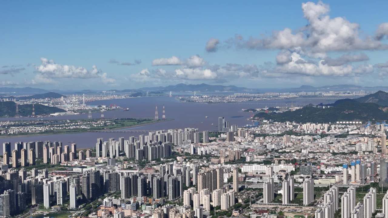 现代都市的壮丽景色