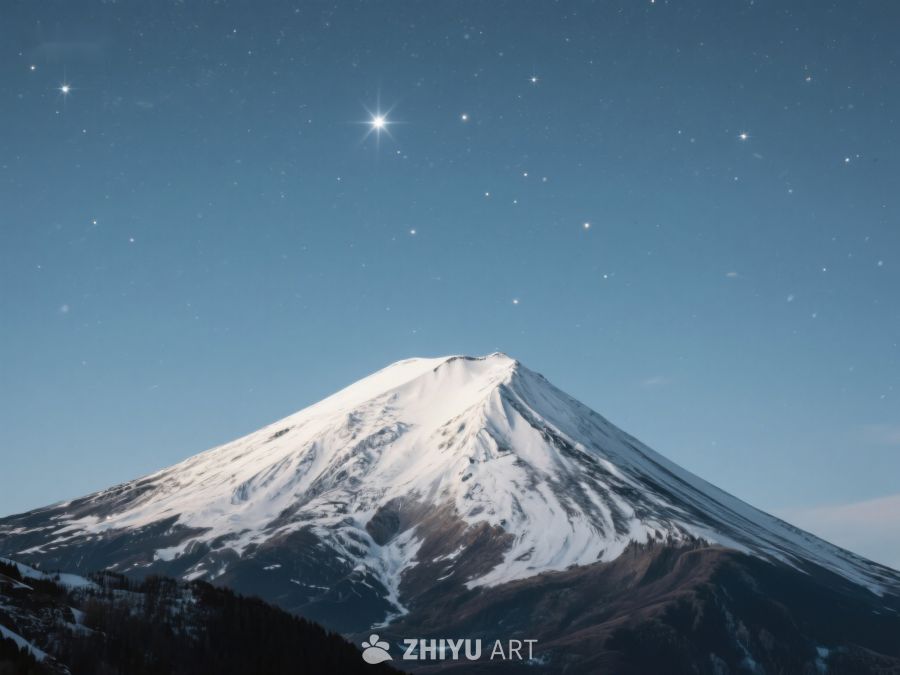 雪山夜景，星光璀璨 239