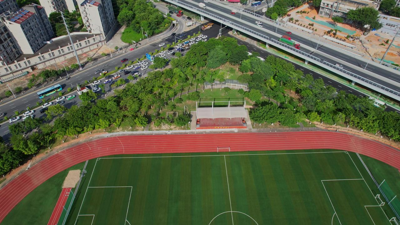 航拍厦门工商旅游学校
