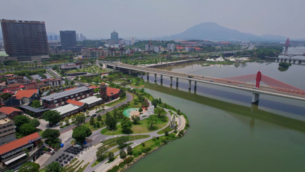 航拍漳州战备大桥景观
