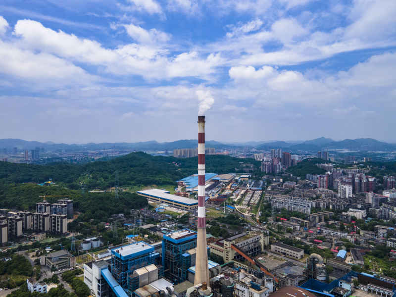 湖南株洲城市风光航拍