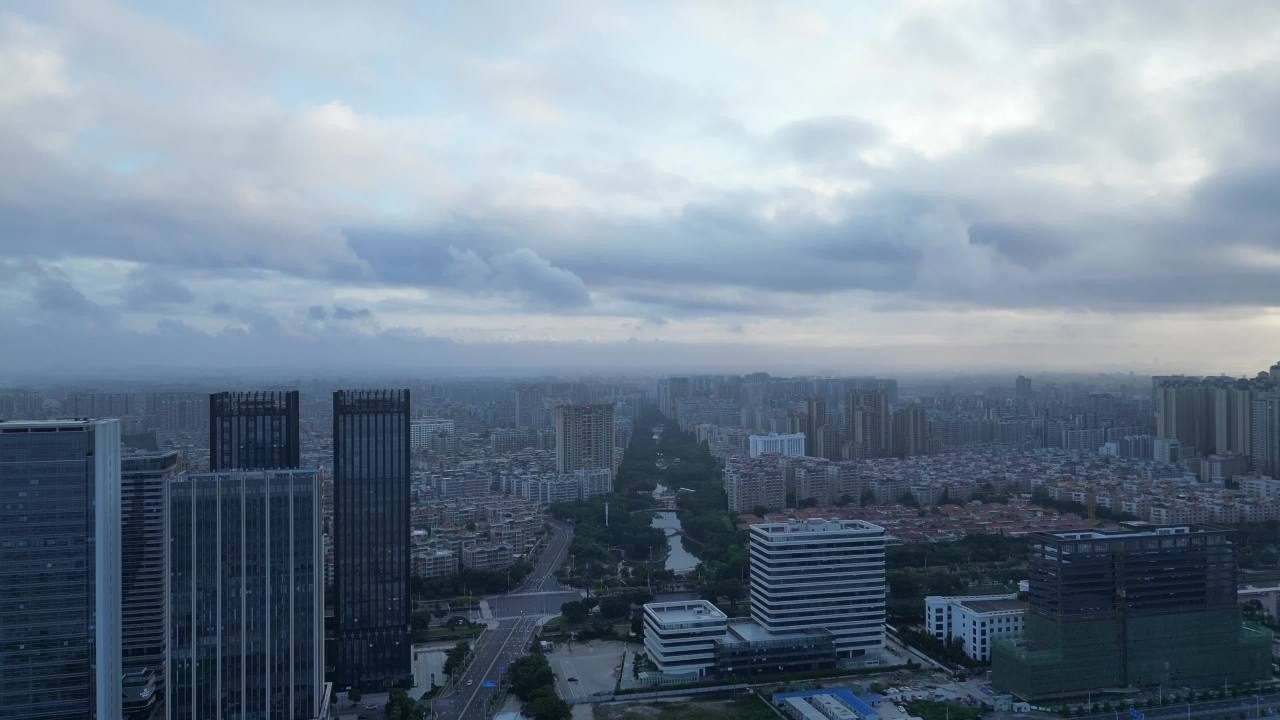 广东汕头建设汕头云海航拍