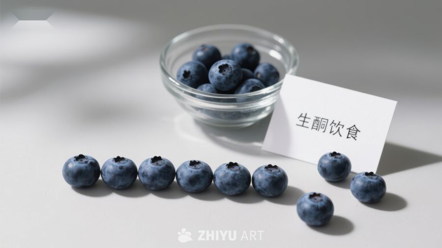 蓝莓与生酮饮食标签