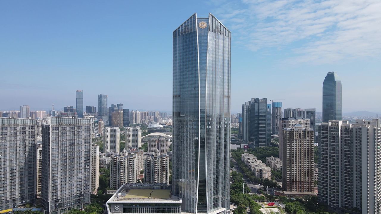 惠州市区航拍