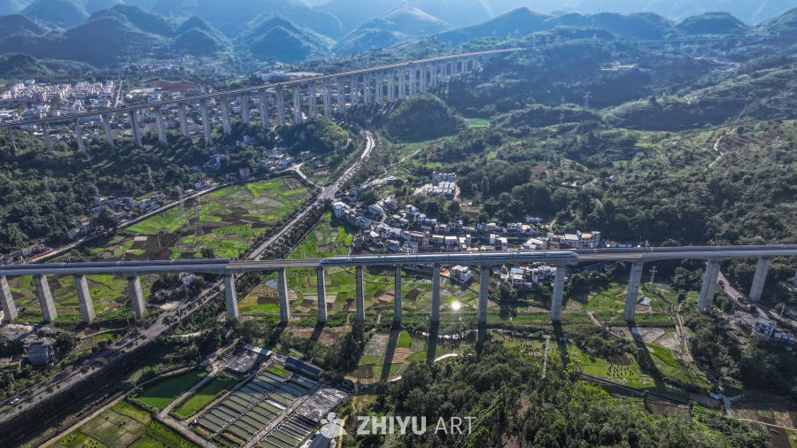 贵州盘兴高铁运行试验 11