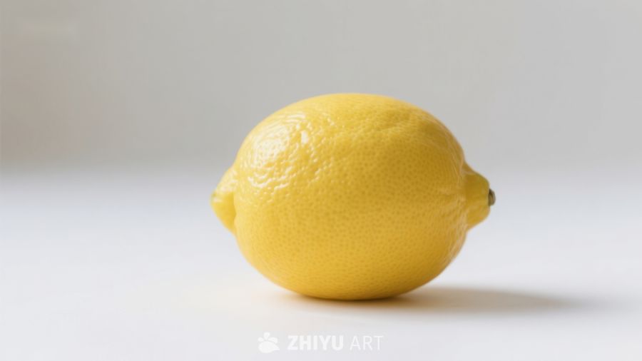 新鲜柠檬静物拍摄