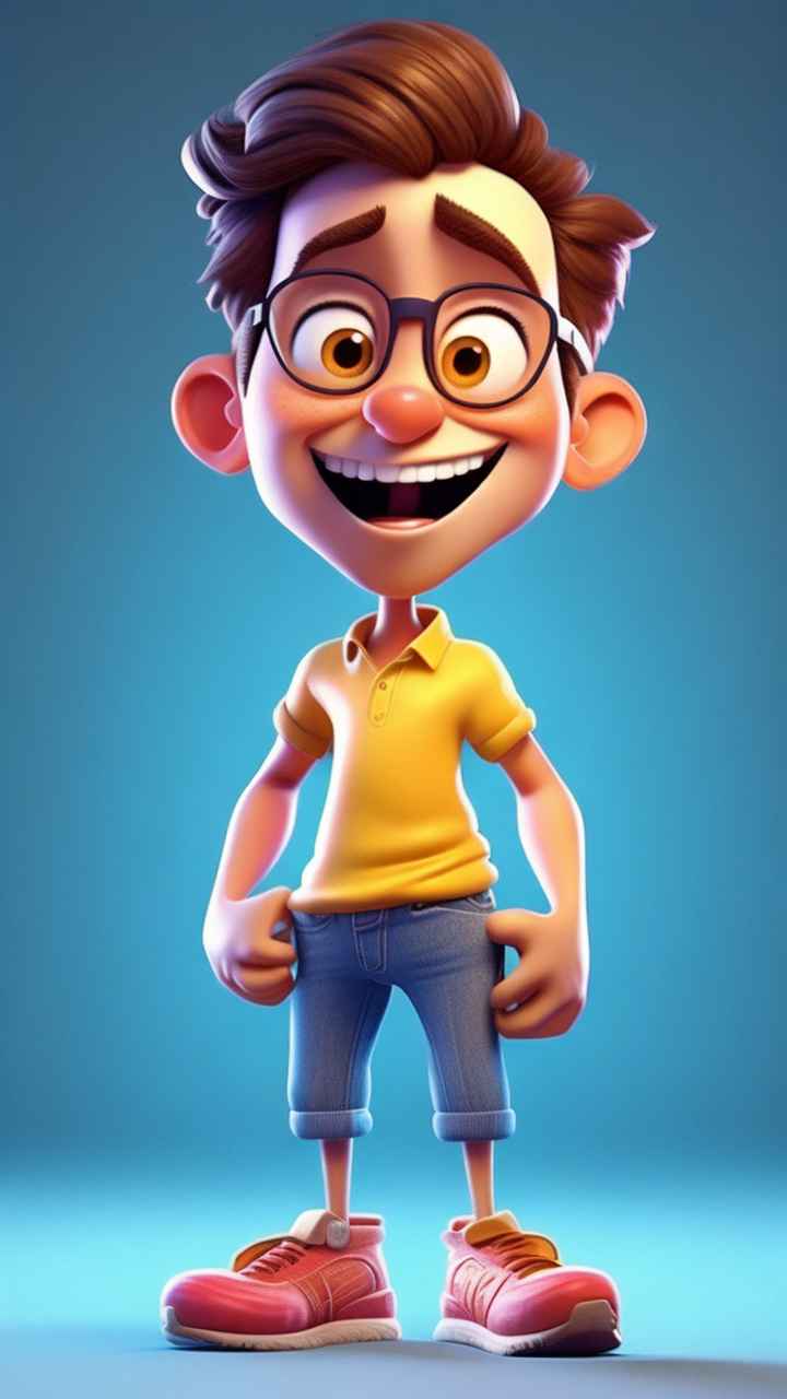 3d动画人卡通人 135