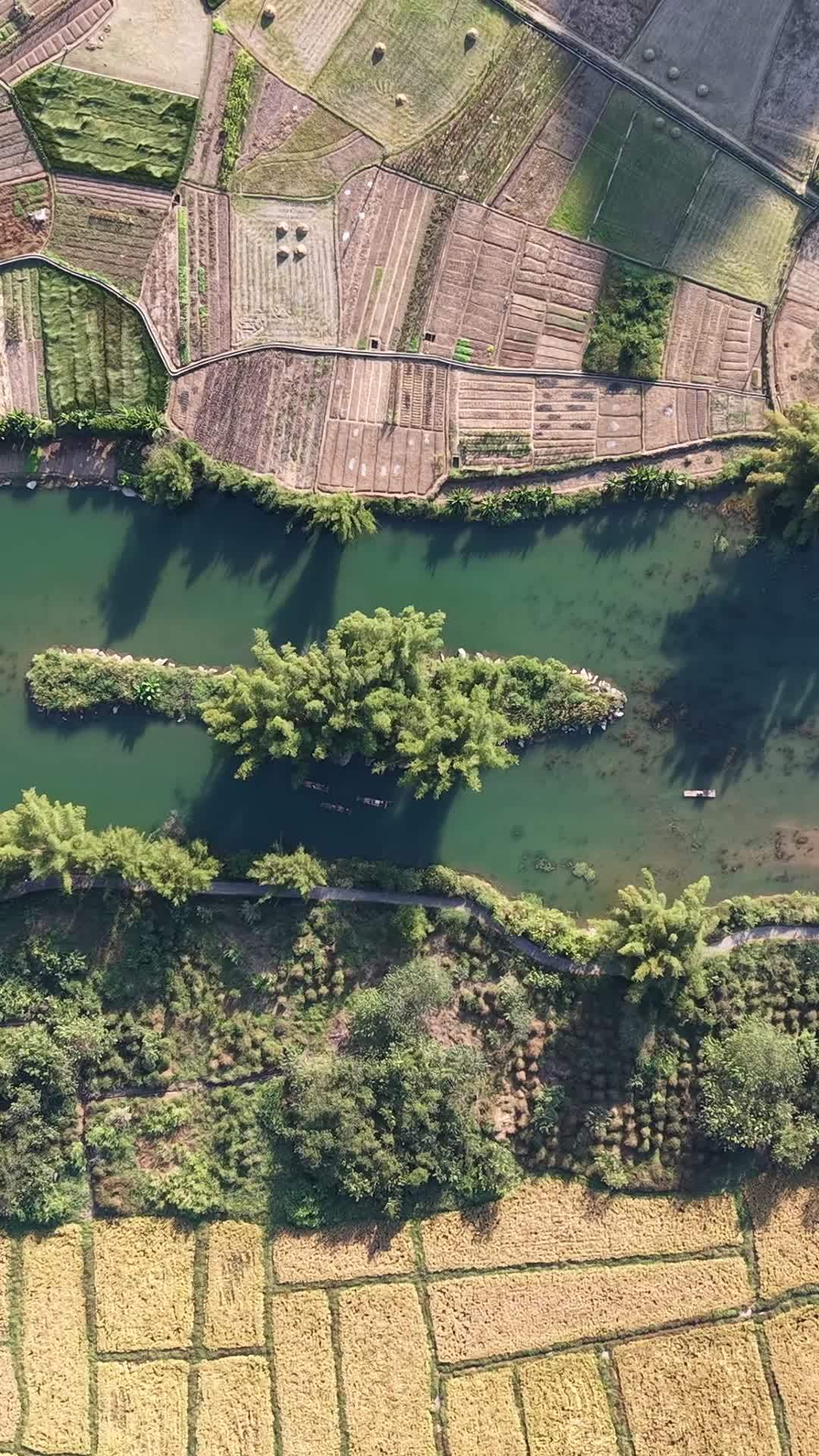 田园风光航拍