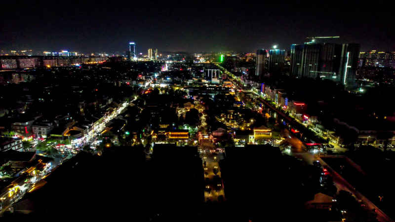 云南昆明南屏街夜景
