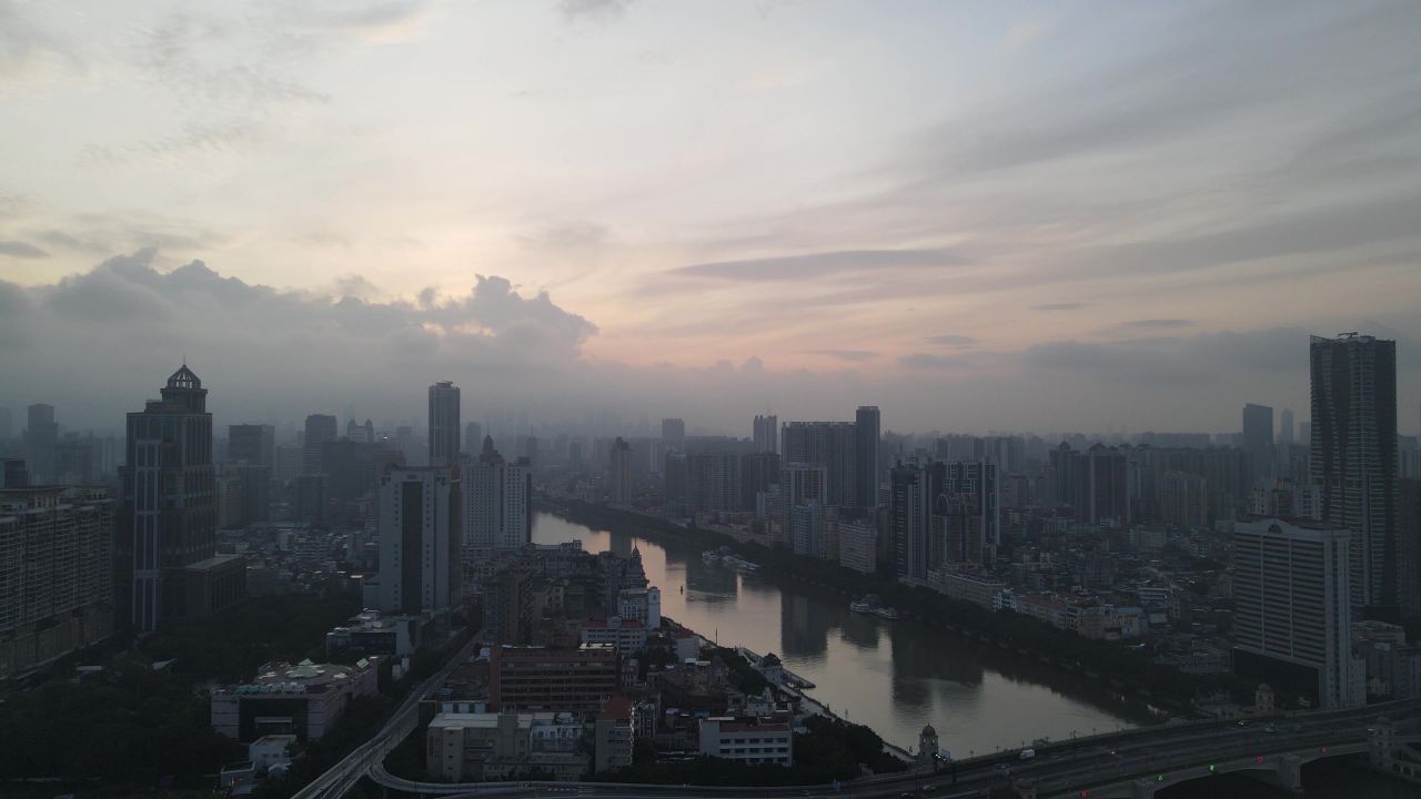 广州荔湾区航拍