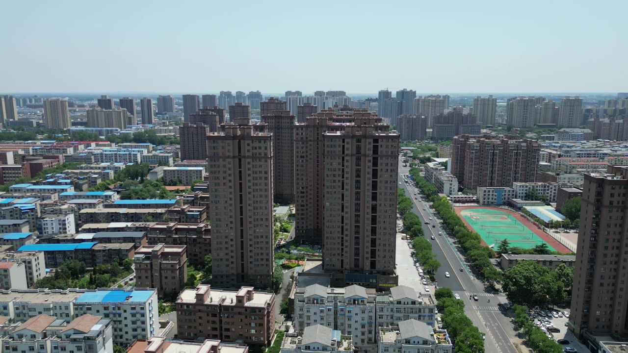 航拍许昌风光许昌建设