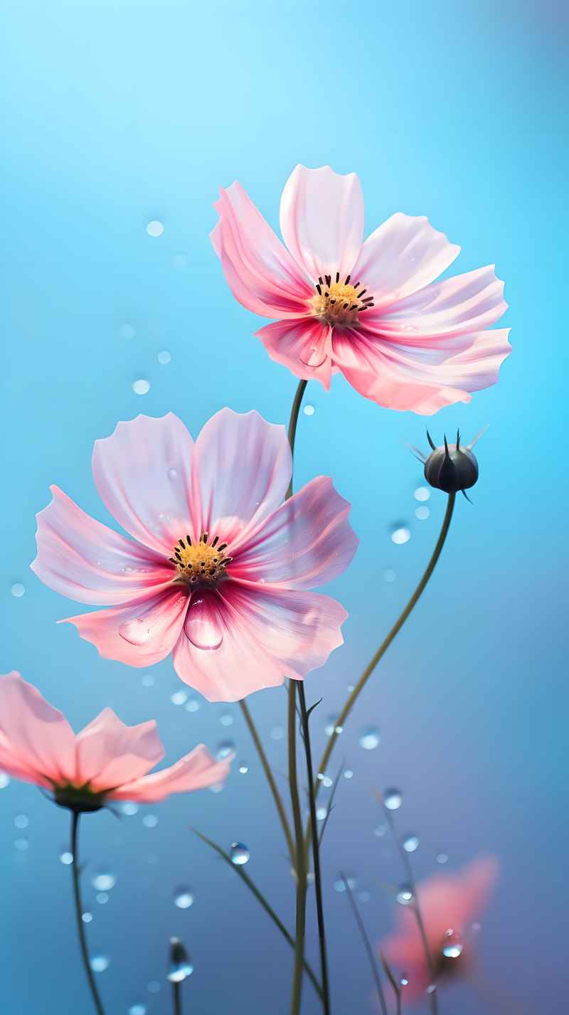 花艺术唯美背景图 31