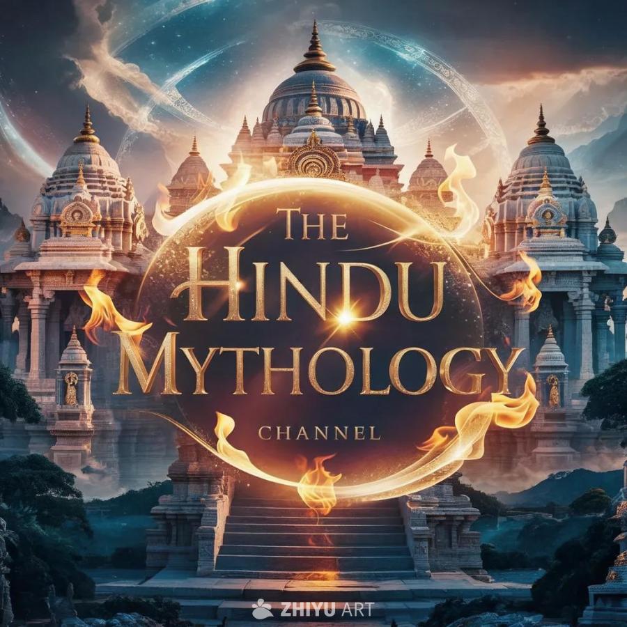 画面中央呈现着金色文字“THE HINDU MYT
