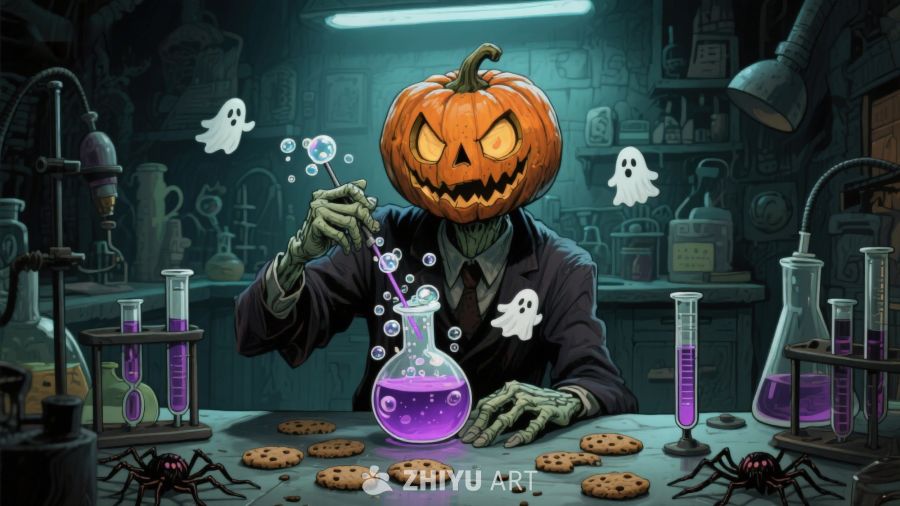 南瓜头科学家的神秘实验