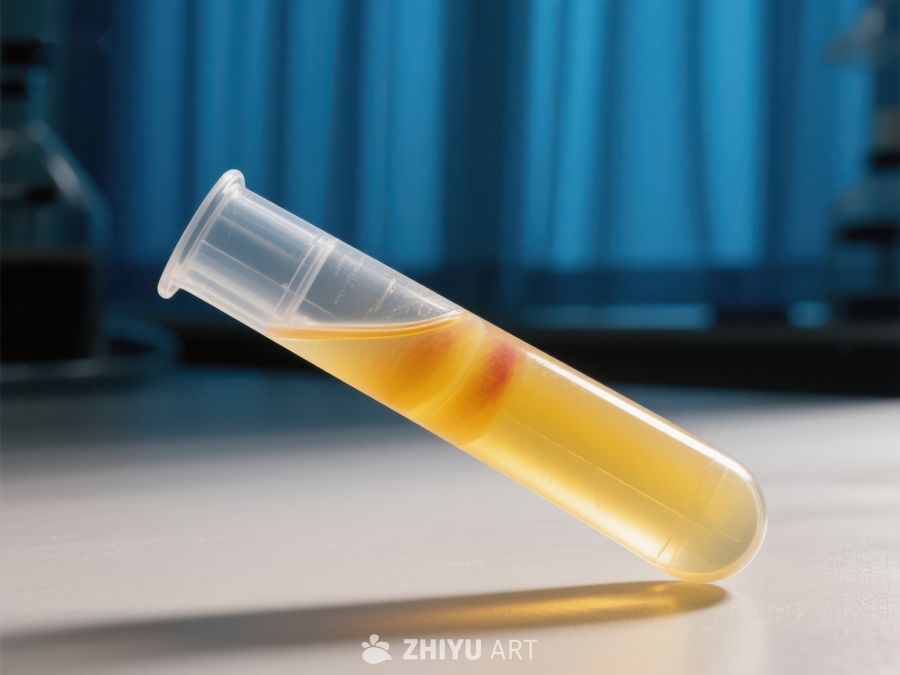 实验室中的黄色液体试管 453