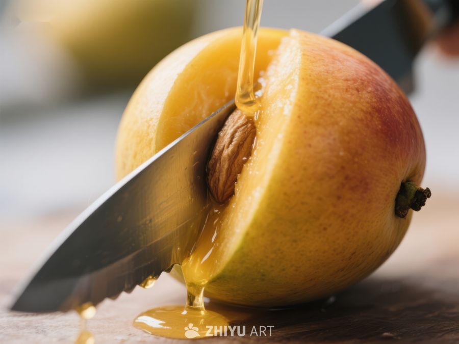 刀切桃子，蜂蜜流淌 223
