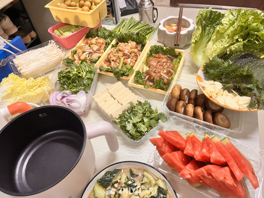 夏日家庭火锅食材大集合
