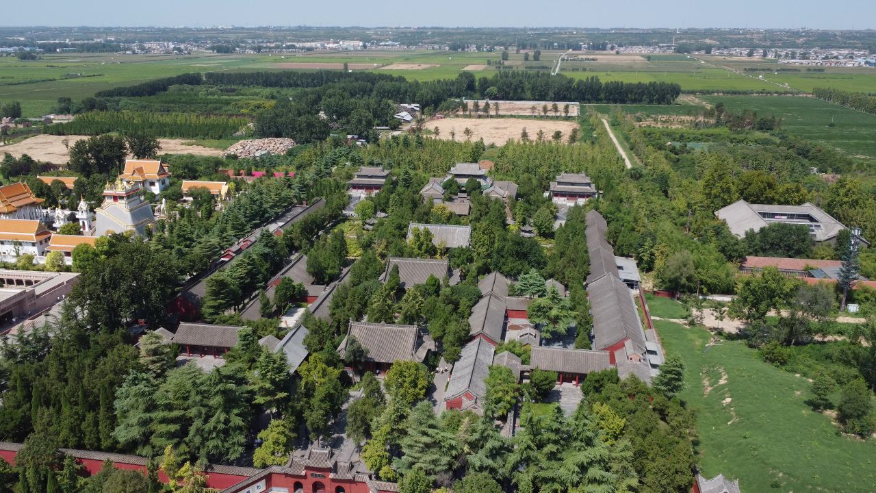 航拍洛阳白马寺 3