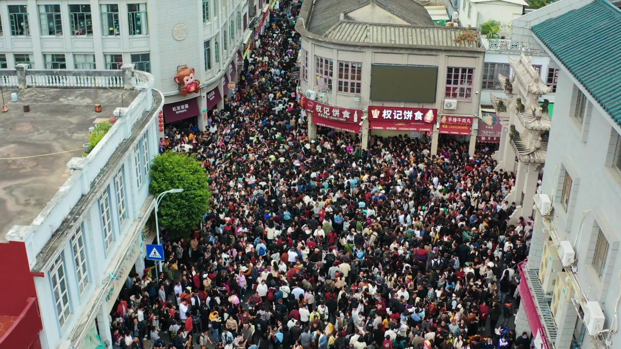 二五年航拍潮州古城八