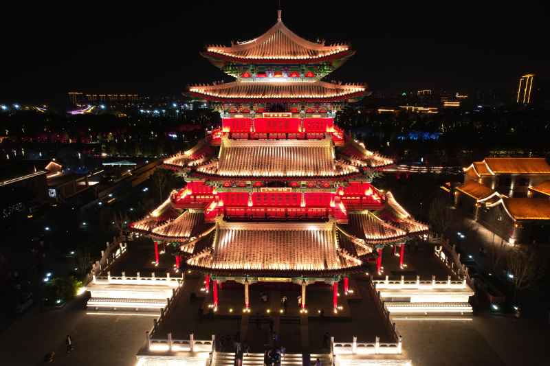 古建筑夜景