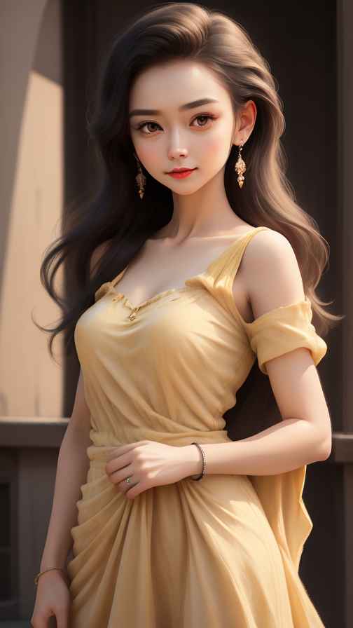 吊带高级美女