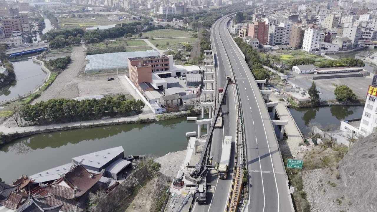 城市高速桥建实拍