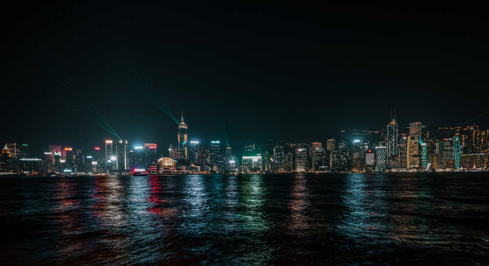 香港维多利亚港夜景