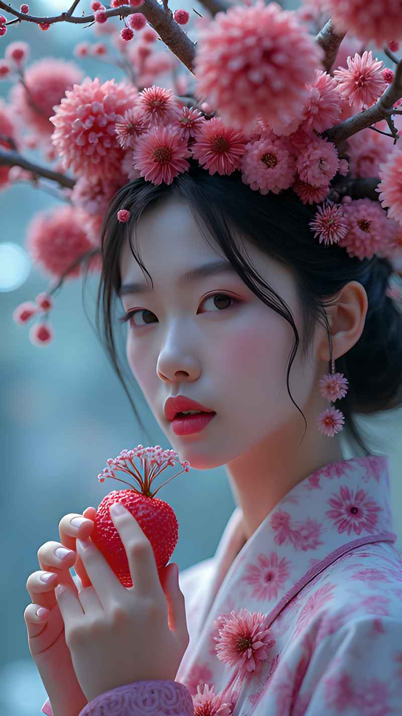 森林系列五颜六色古风艺术美女 13