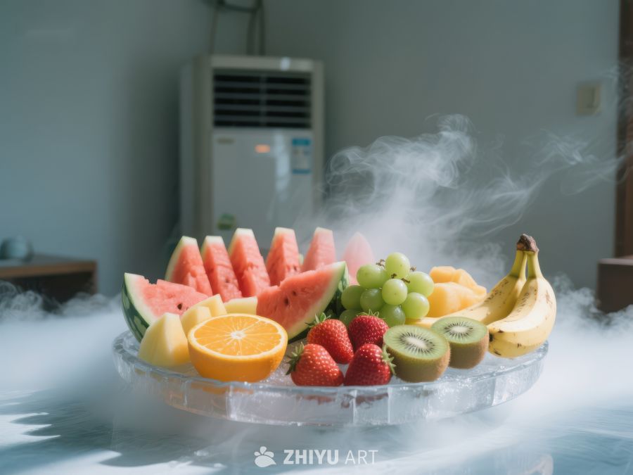 冰雾缭绕的水果拼盘 24