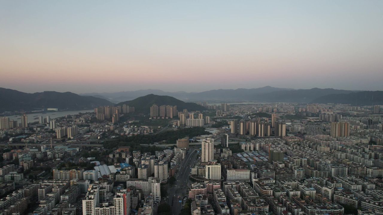 广东肇庆城市风光旅游景区航拍 