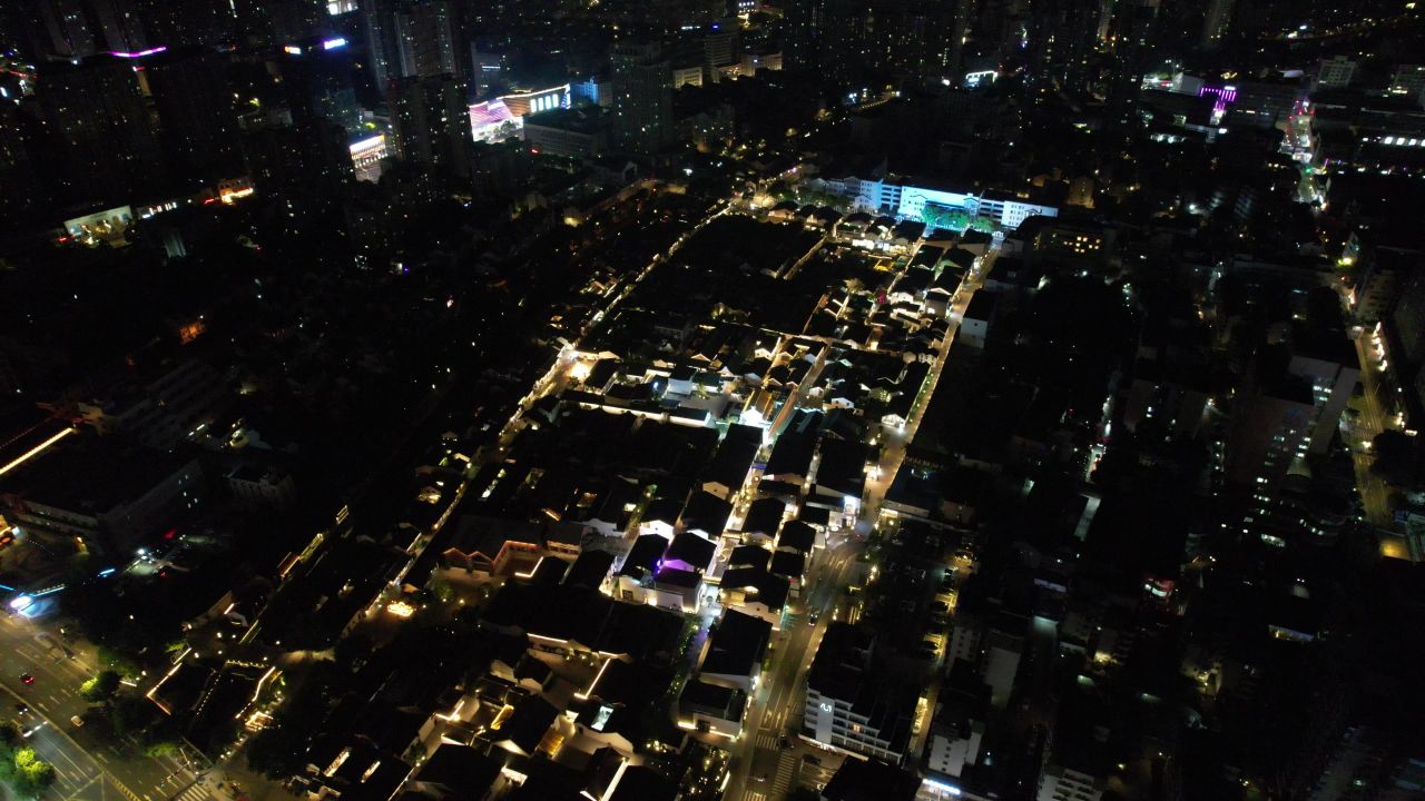 江苏常州城市风光地标建筑航拍
