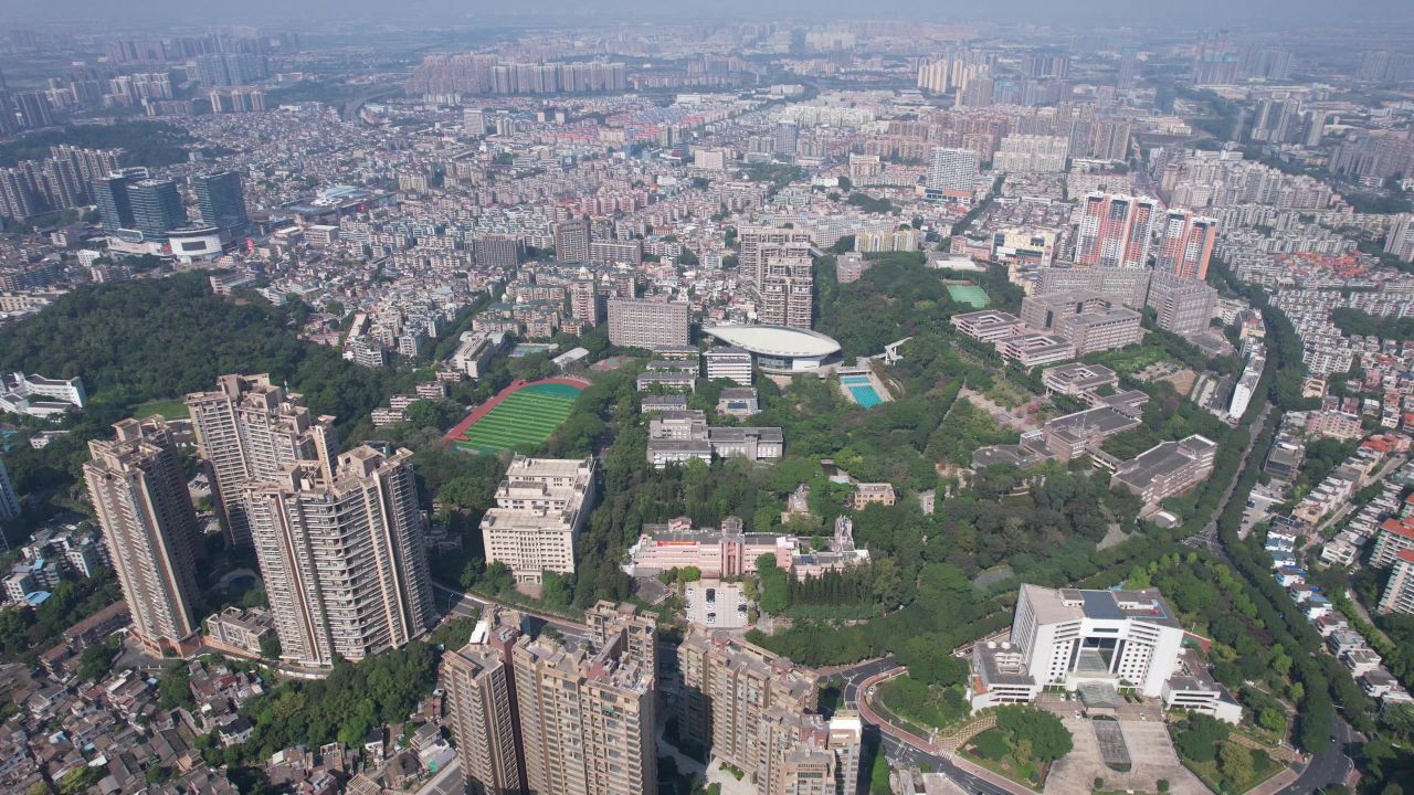广东中山电子科技大学中山学院航拍