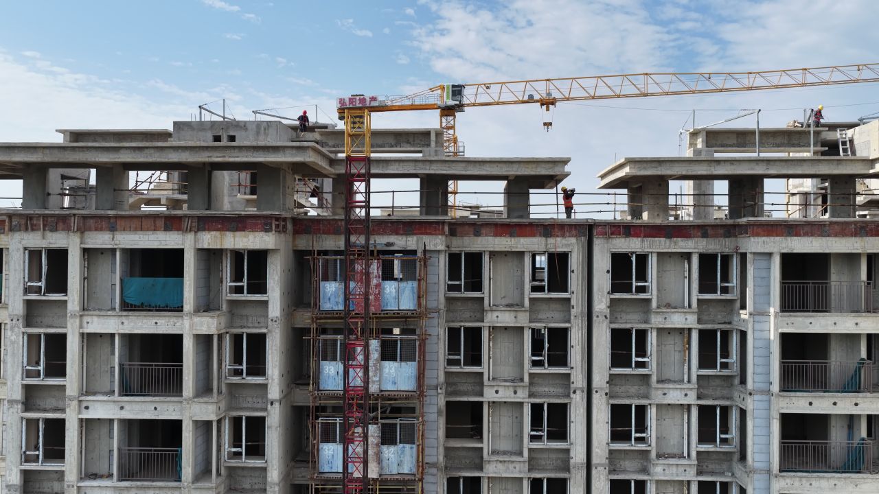 城市高楼建设实录