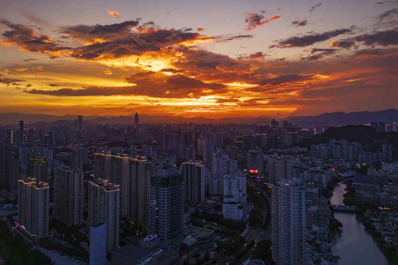 温州晚霞