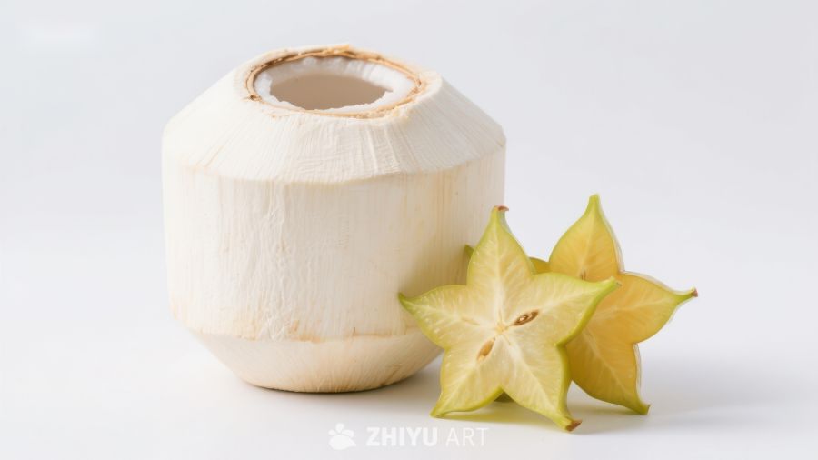 椰子与杨桃的清新组合