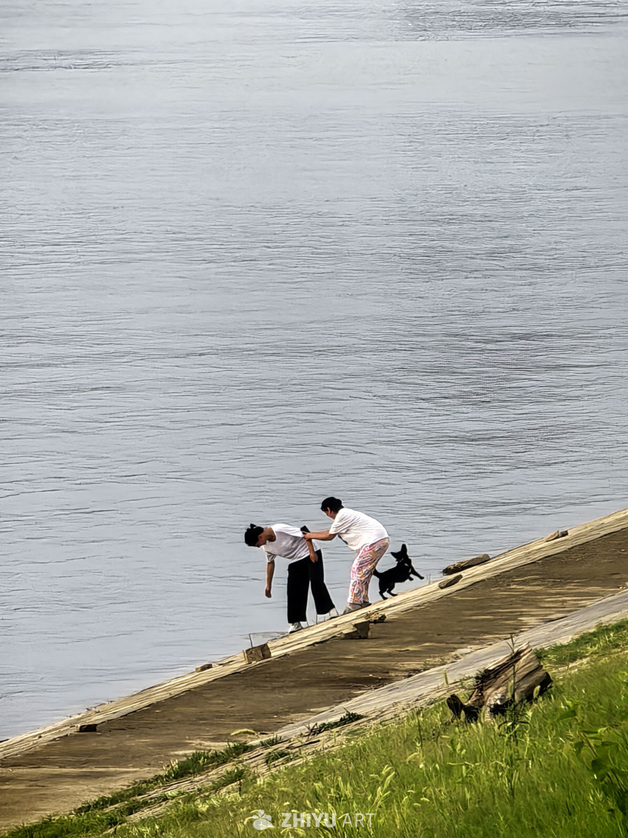 鹦鹉洲大桥夕阳与晚霞