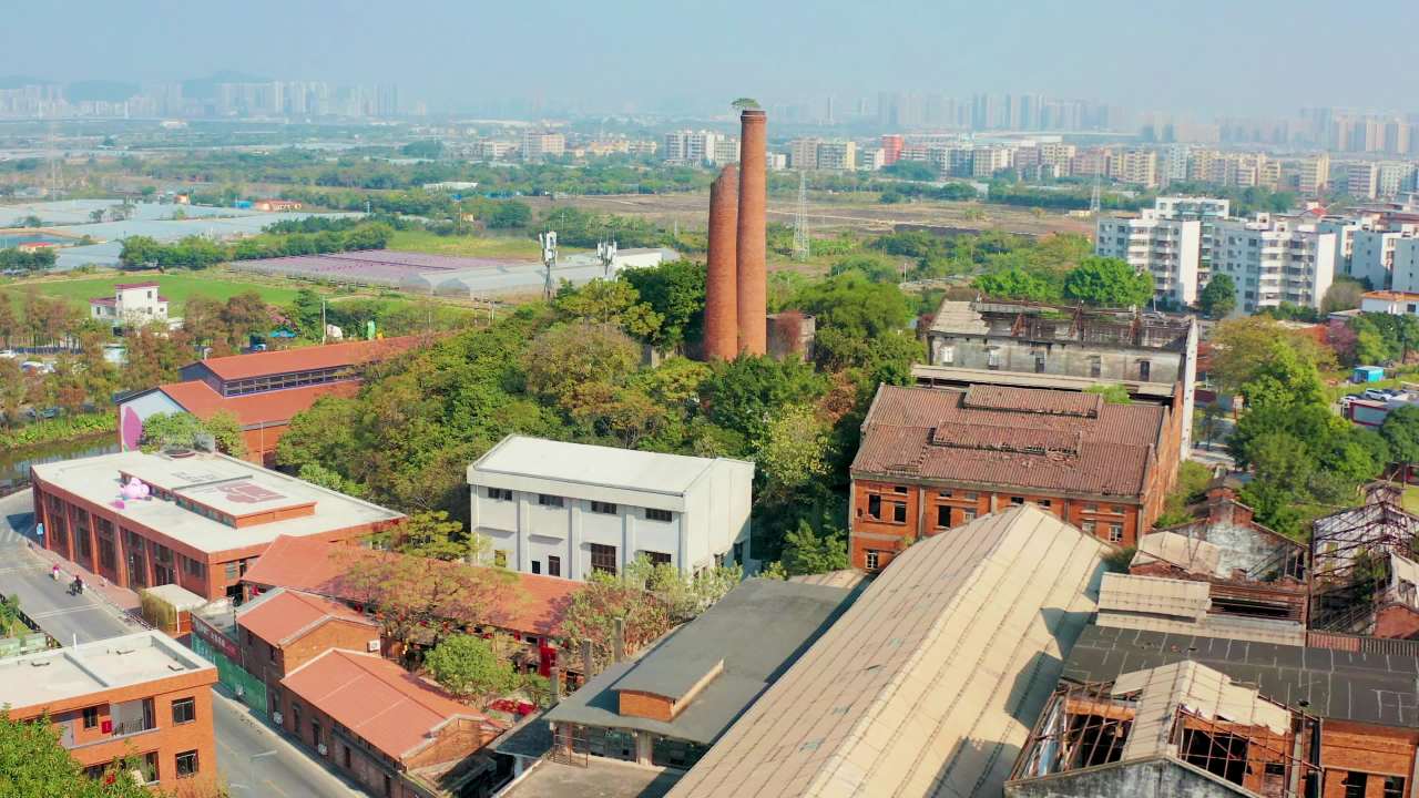 珠海红旗糖厂旧厂房及烟冲 一