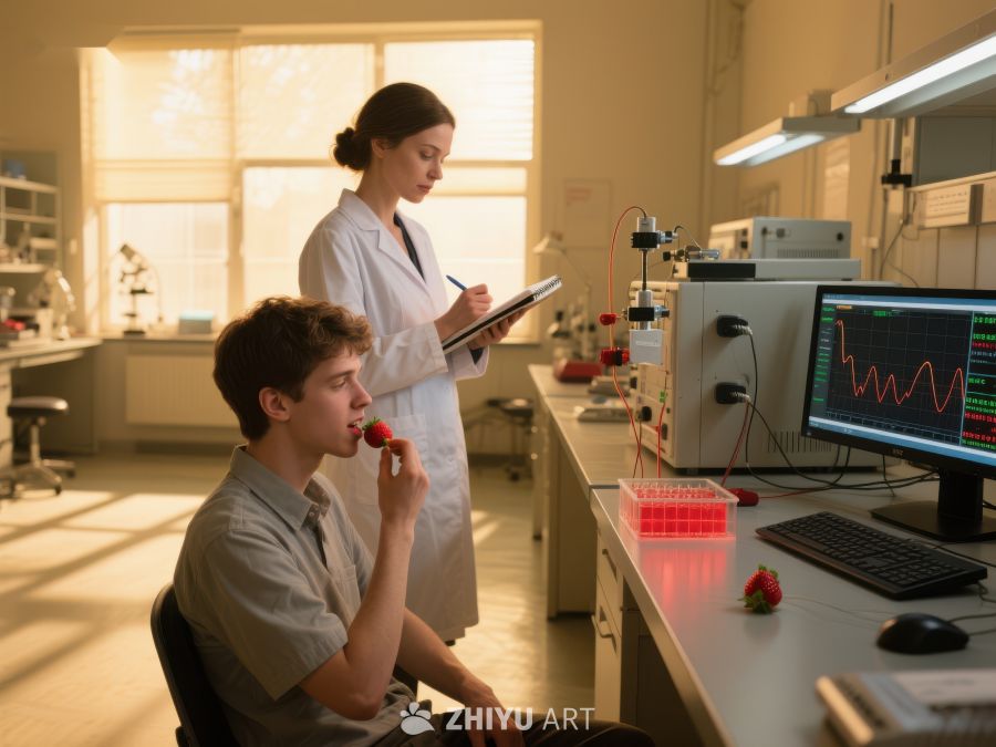 实验室中进行科学实验的两人 510