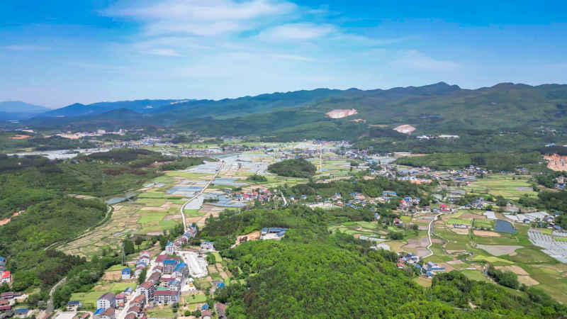 南方美丽乡村田园农田
