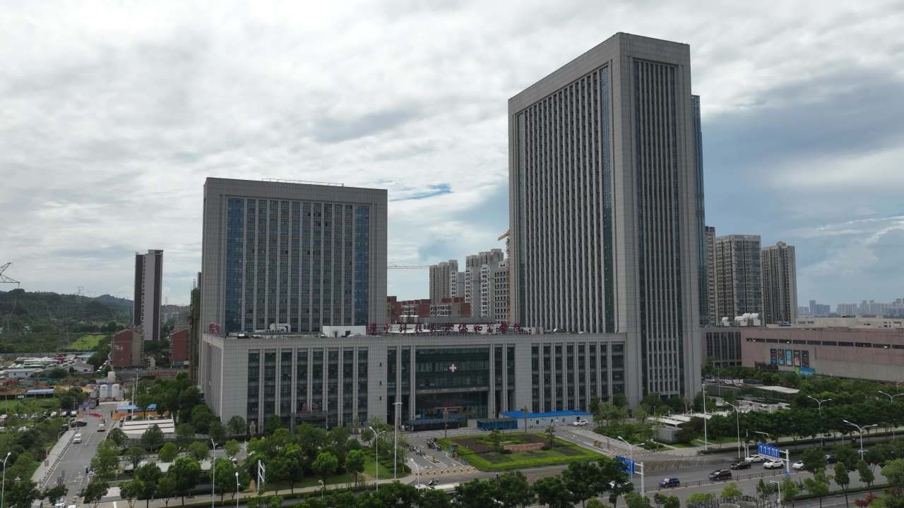 航拍武汉江夏区