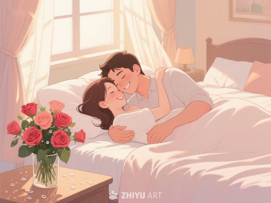温馨床榻上的甜蜜时光 735
