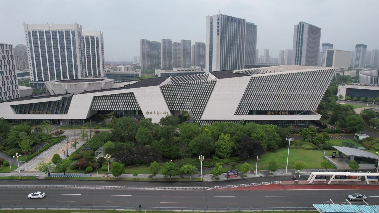 江苏宿迁城市风光旅游景区航拍