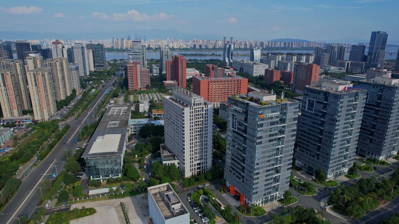 航拍福州高新技术产业开发区