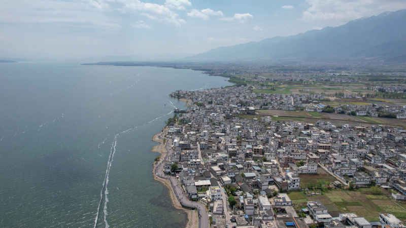 大理洱海S湾航拍