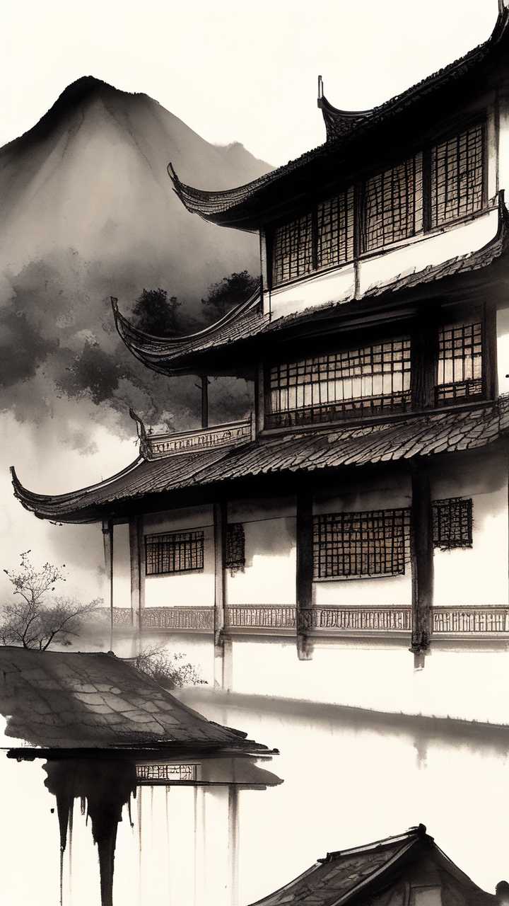 山水插画