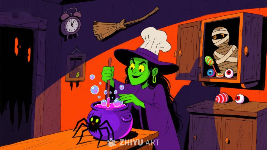女巫厨房：魔法与木乃伊的奇妙夜