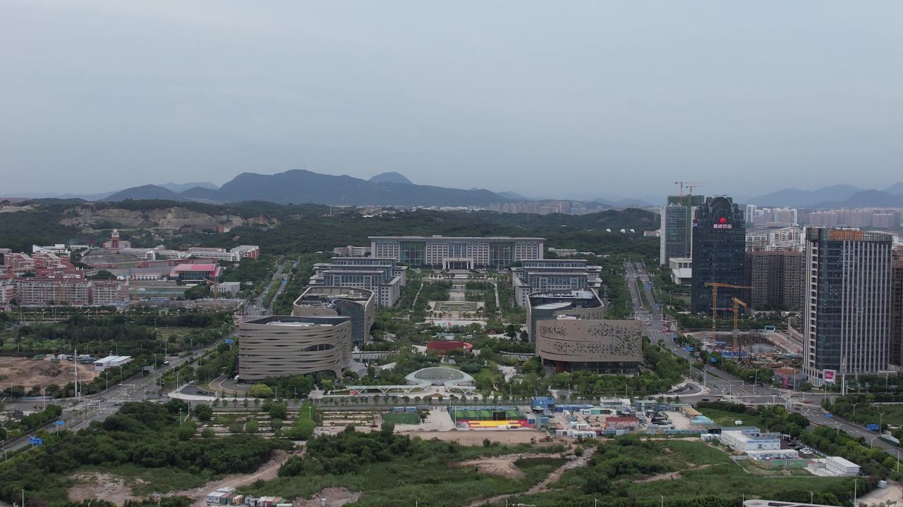 福建泉州城市风光地标建筑航拍