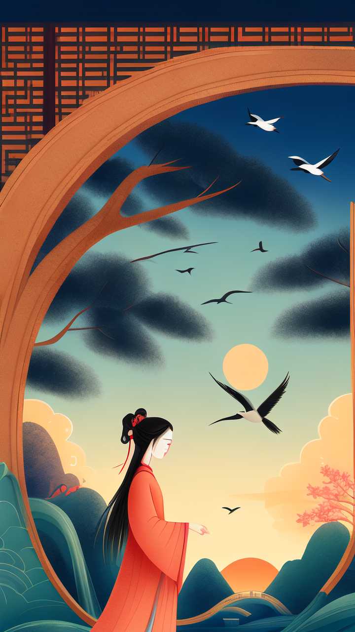 国潮七夕情侣