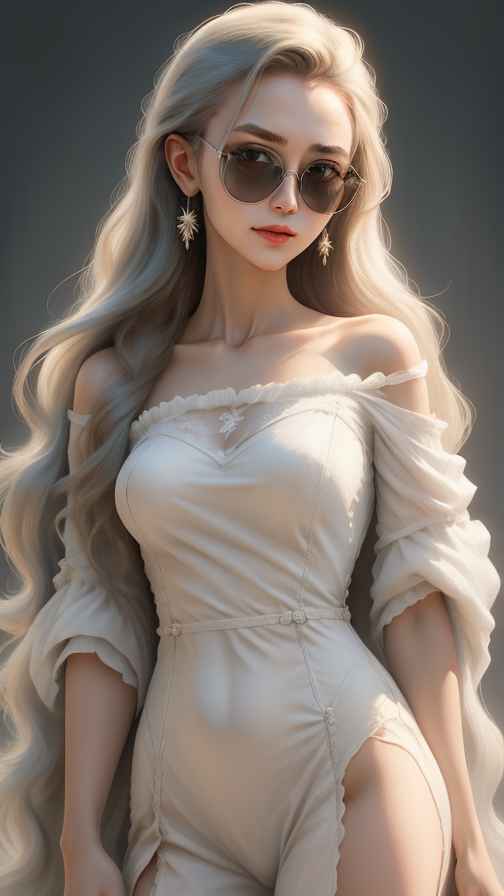 美女身材好看穿什么都好看